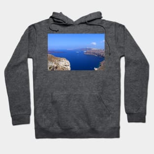 Santorini Caldera from near Akrotiri Hoodie